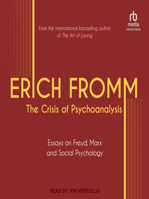 cover image of The Crisis of Psychoanalysis
